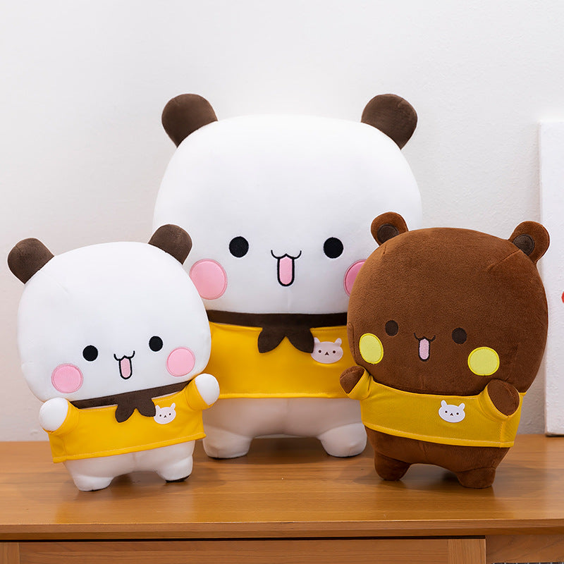 Bubu & Dudu Plush Set – Cute Panda Bear Dolls (20/36cm) | Perfect Gift for Couples - Heybubududu