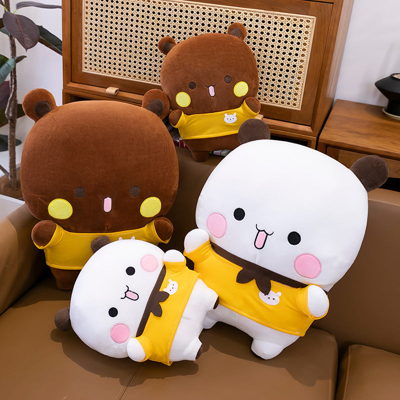 Bubu & Dudu Plush Set – Cute Panda Bear Dolls (20/36cm) | Perfect Gift for Couples - Heybubududu
