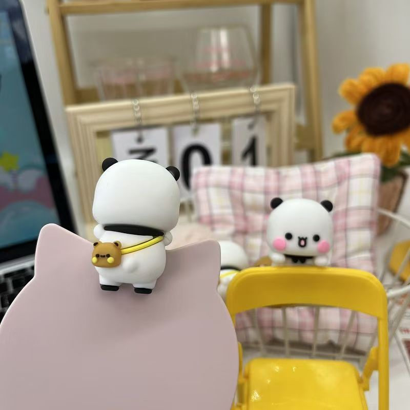 Bubu & Dudu Panda Dolls – Cute Couple Gift & Home Display Decoration - Heybubududu