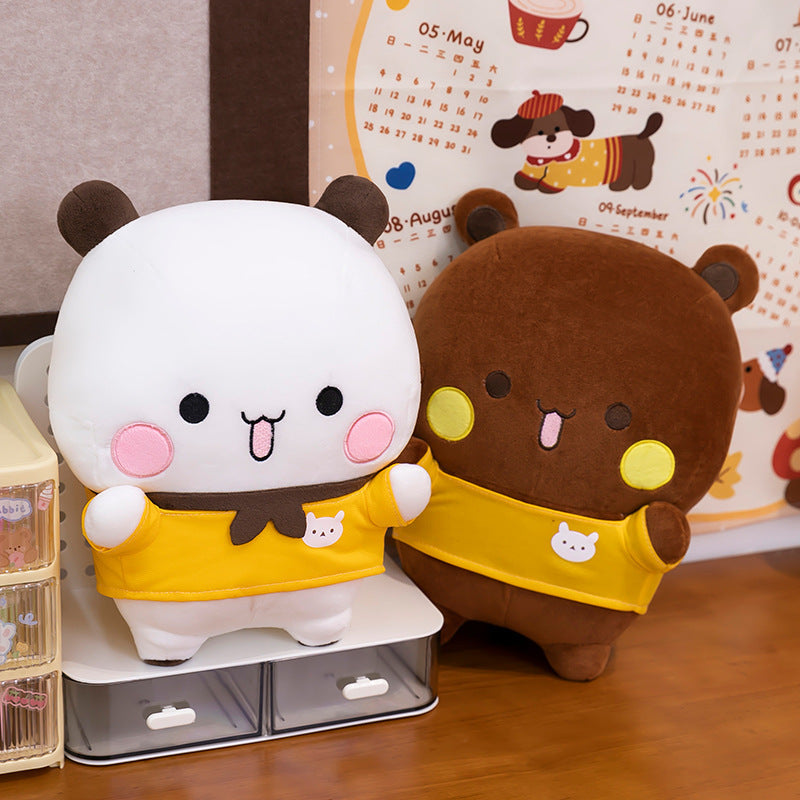 Bubu & Dudu Plush Set – Cute Panda Bear Dolls (20/36cm) | Perfect Gift for Couples - Heybubududu