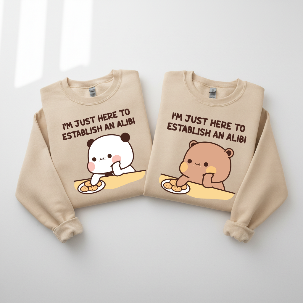 Bubu & Dudu Alibi Couple Sweatshirts
