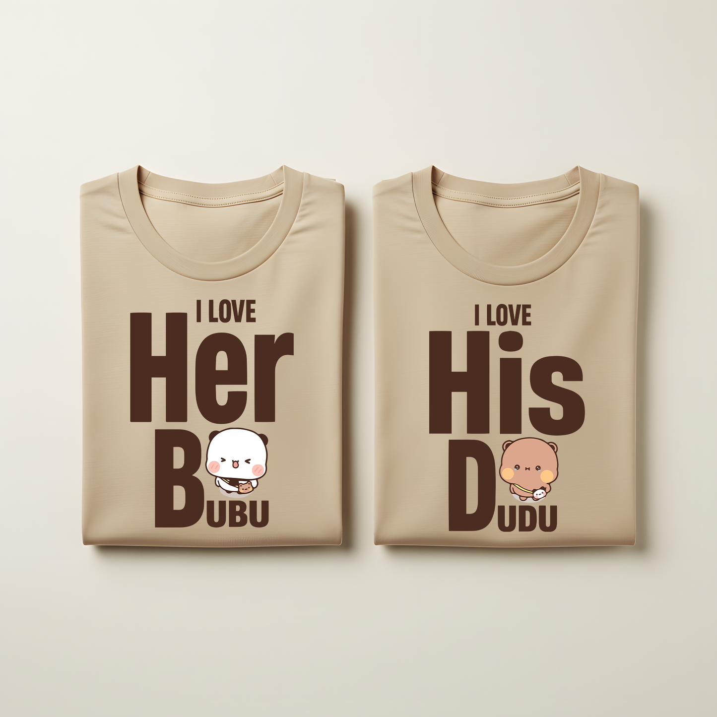 Bubu & Dudu Couple Tees – Cute Matching Love Shirts