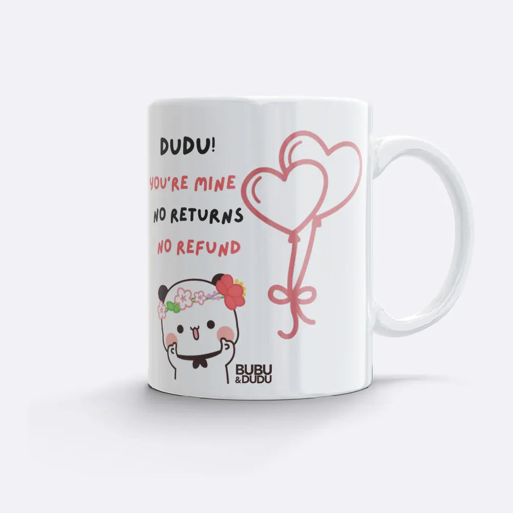 Bubu & Dudu "You're Mine!" Mug – Romantic Gift for Couples - Heybubududu