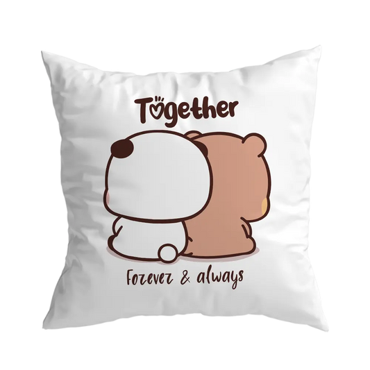 Bubu & Dudu "Together" Pillow – Cute Couple Gift - Heybubududu