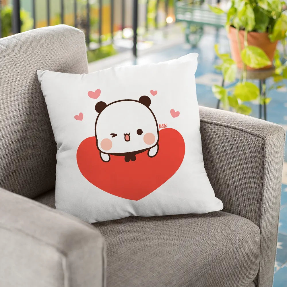 Bubu & Dudu "Bubu Heart" Pillow – Sweet Couple Decor - Heybubududu