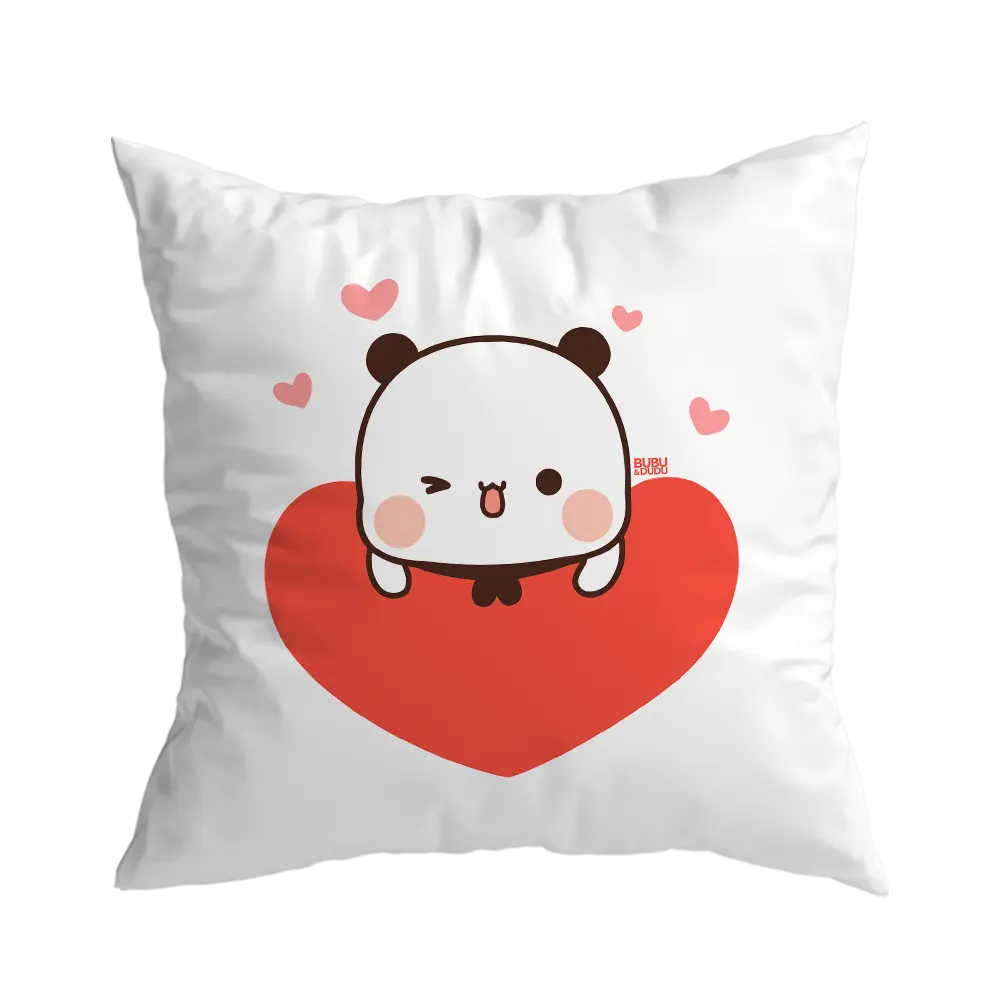 Bubu & Dudu "Bubu Heart" Pillow – Sweet Couple Decor - Heybubududu