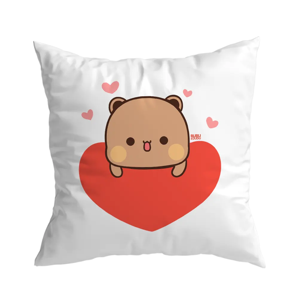 Bubu & Dudu "Dudu Heart" Pillow – Adorable Couple Gift - Heybubududu