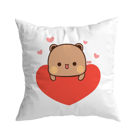 Bubu & Dudu "Dudu Heart" Pillow – Adorable Couple Gift - Heybubududu