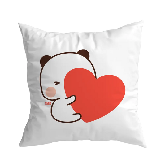Bubu & Dudu "Matching Heart" Pillow – Romantic Couple Decor - Heybubududu
