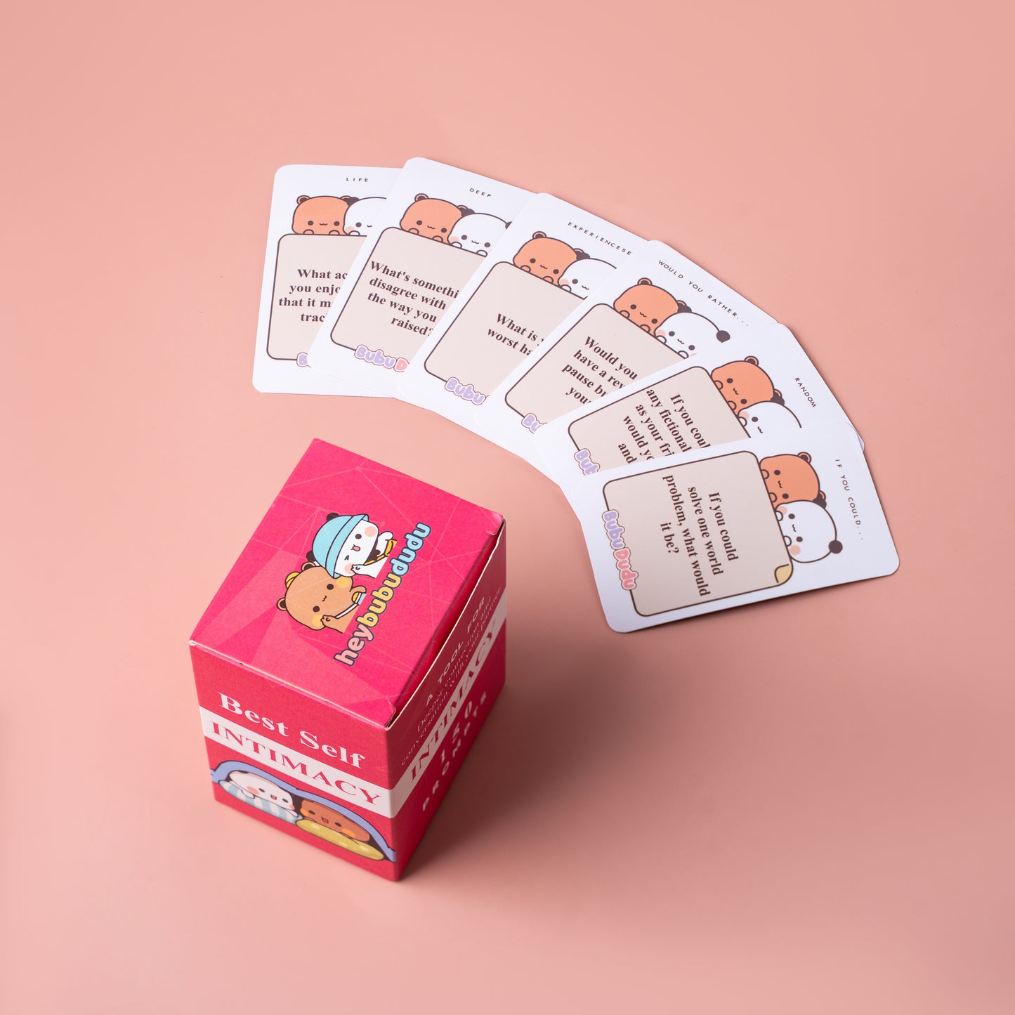 Bubu & Dudu Date Night Idea Cards – Fun & Intimate Prompts for Couples - 150 Romantic & Fun Date Ideas