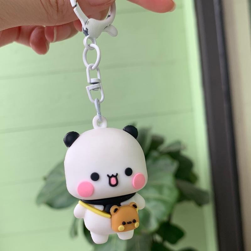 Bubu & Dudu Keychain Set – Cute Couple Bag Pendants (2 Pieces) - Heybubududu