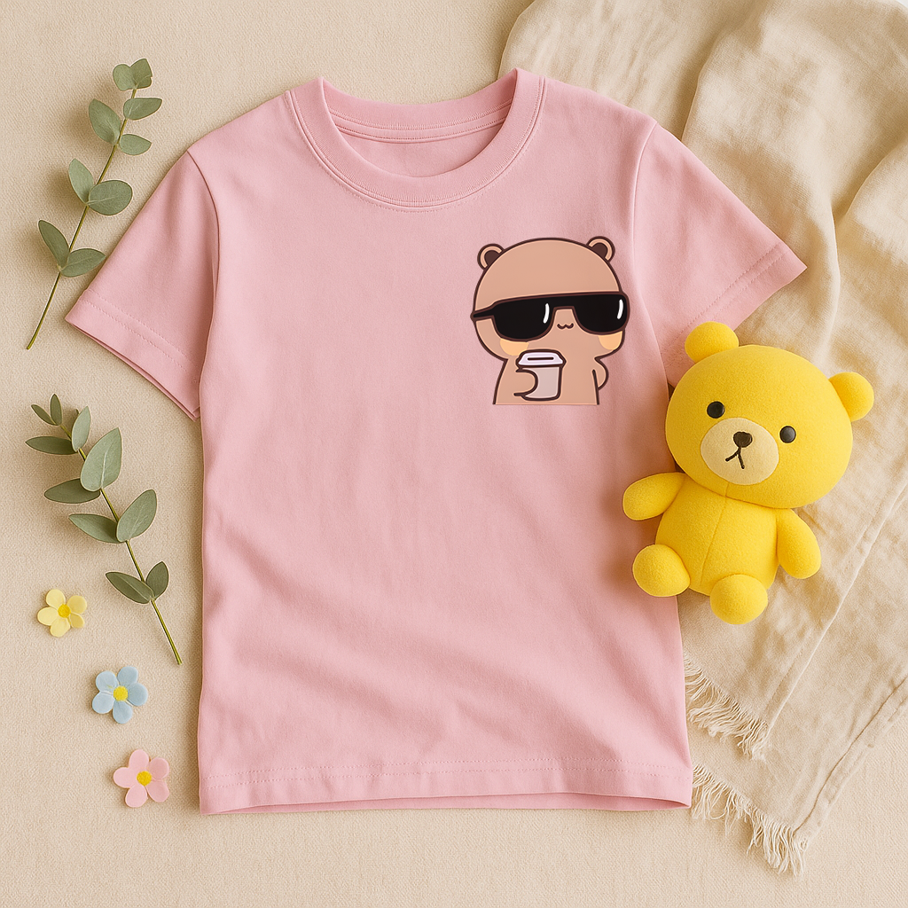 Bubu & Dudu Couple T-Shirts – Kawaii Coffee Bears