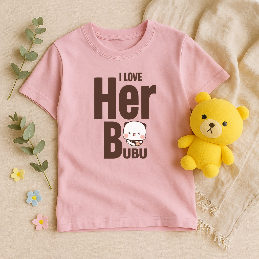 Couple T-Shirts β I Love Her Bubu