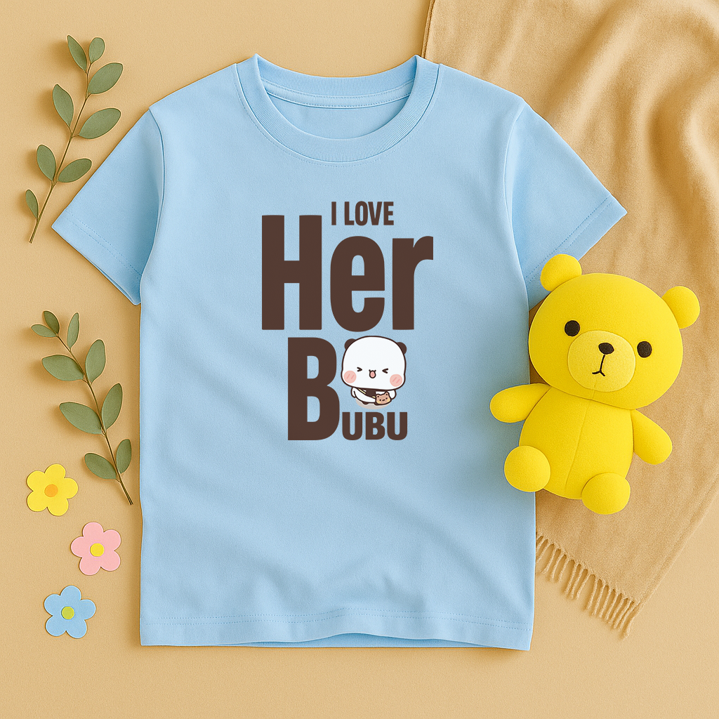 Couple T-Shirts β I Love Her Bubu