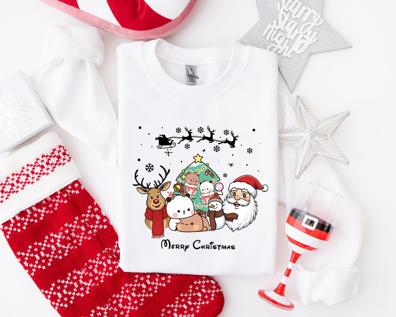 Cute Bubu & Dudu Xmas Sweatshirt