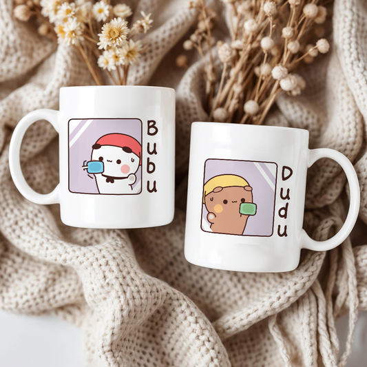 Bubu Dudu Matching Mugs – Love in Every Little Moment