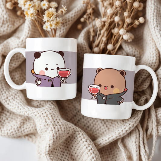 Bubu & Dudu Halloween Mug – Spooky Love for Boyfriend or Girlfriend