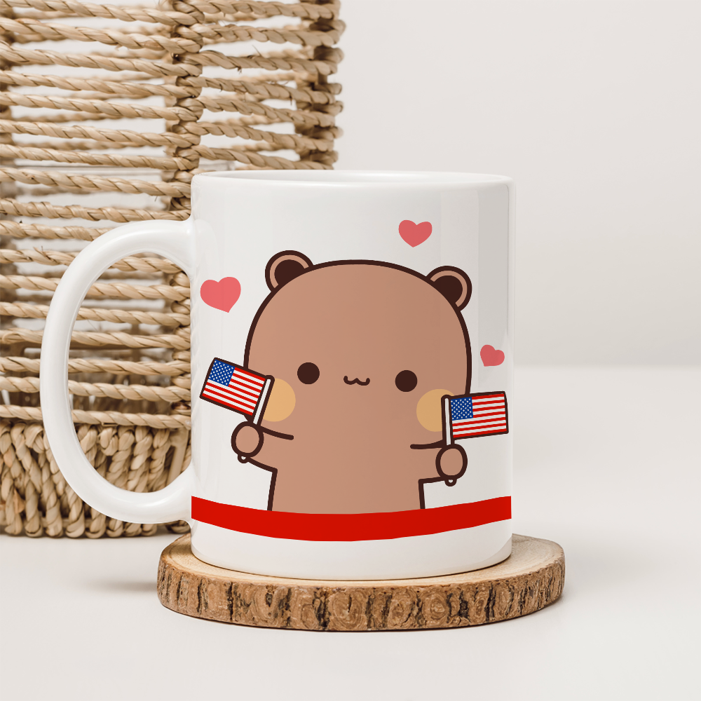 Bubu and Dudu 4th of July Mug – Love, Freedom & Patriot Vibes