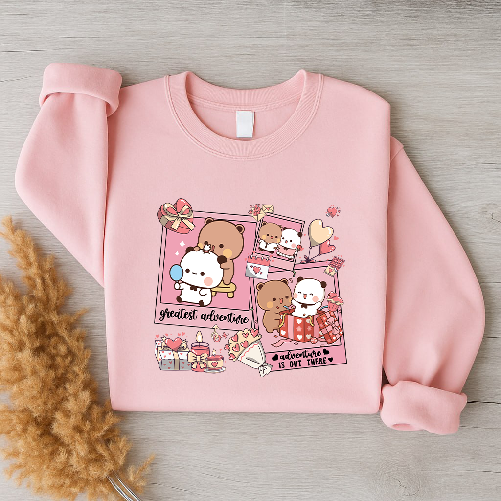 Bubu & Dudu Love Adventure Valentine Sweatshirt