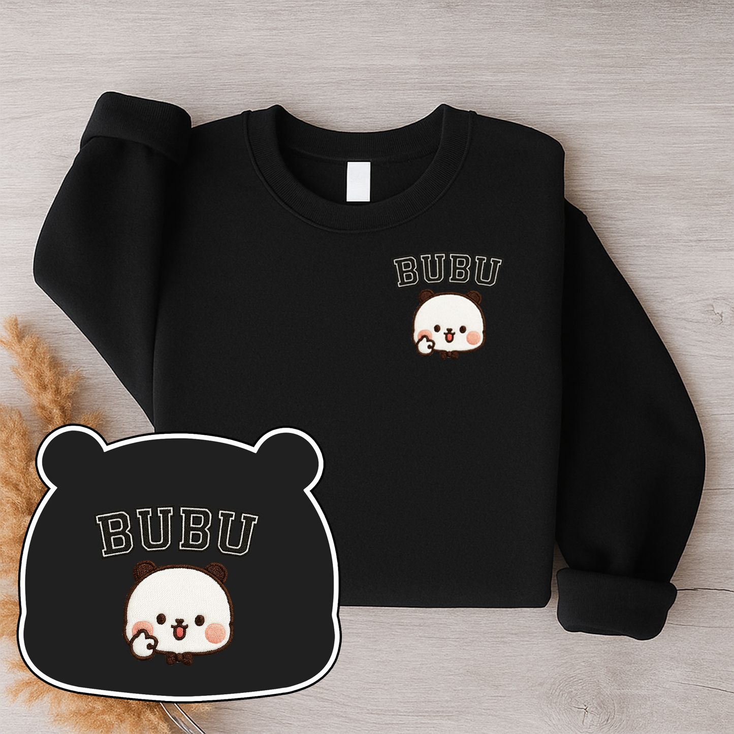 Bubu & Dudu Embroidered Couple Sweatshirts
