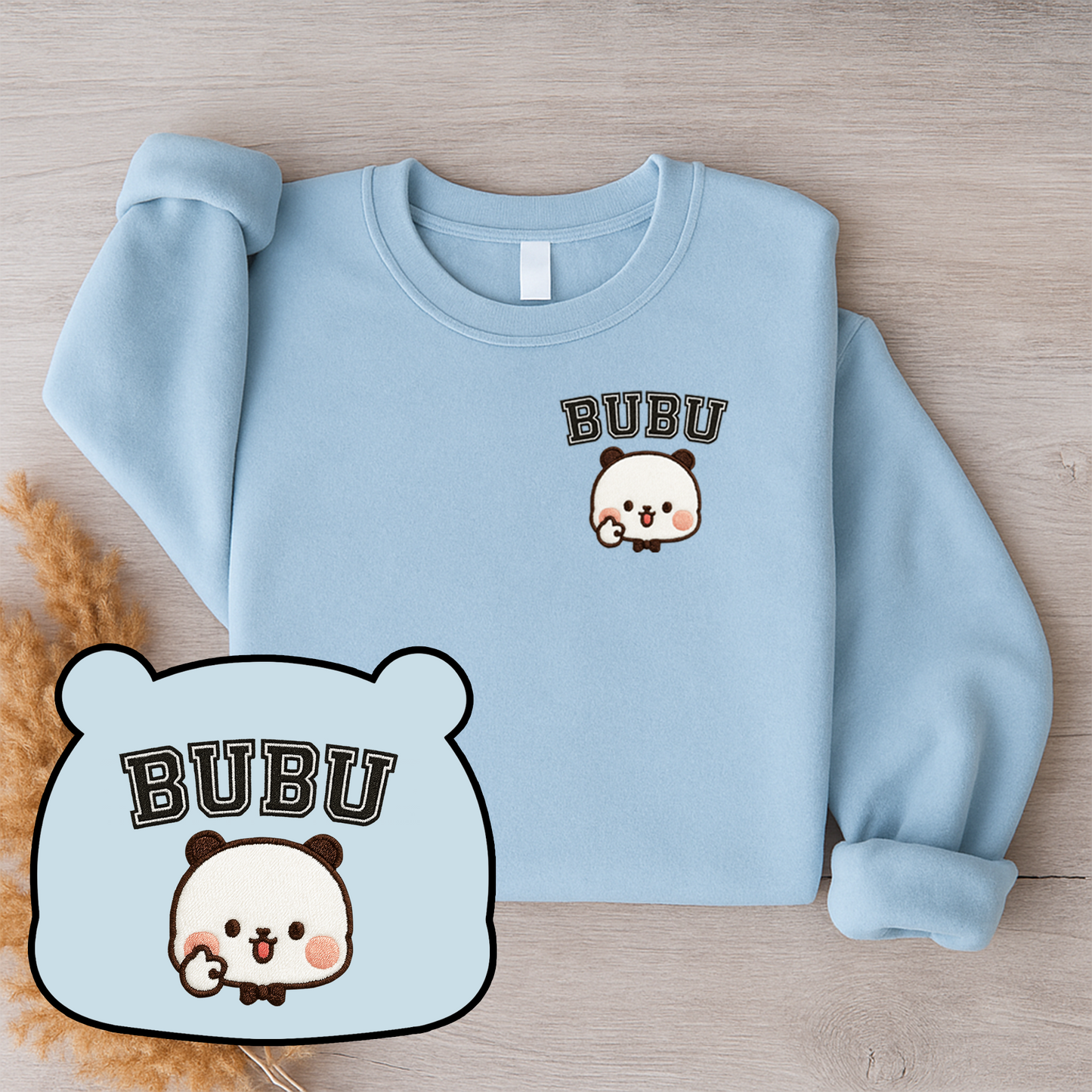 Bubu & Dudu Embroidered Couple Sweatshirts