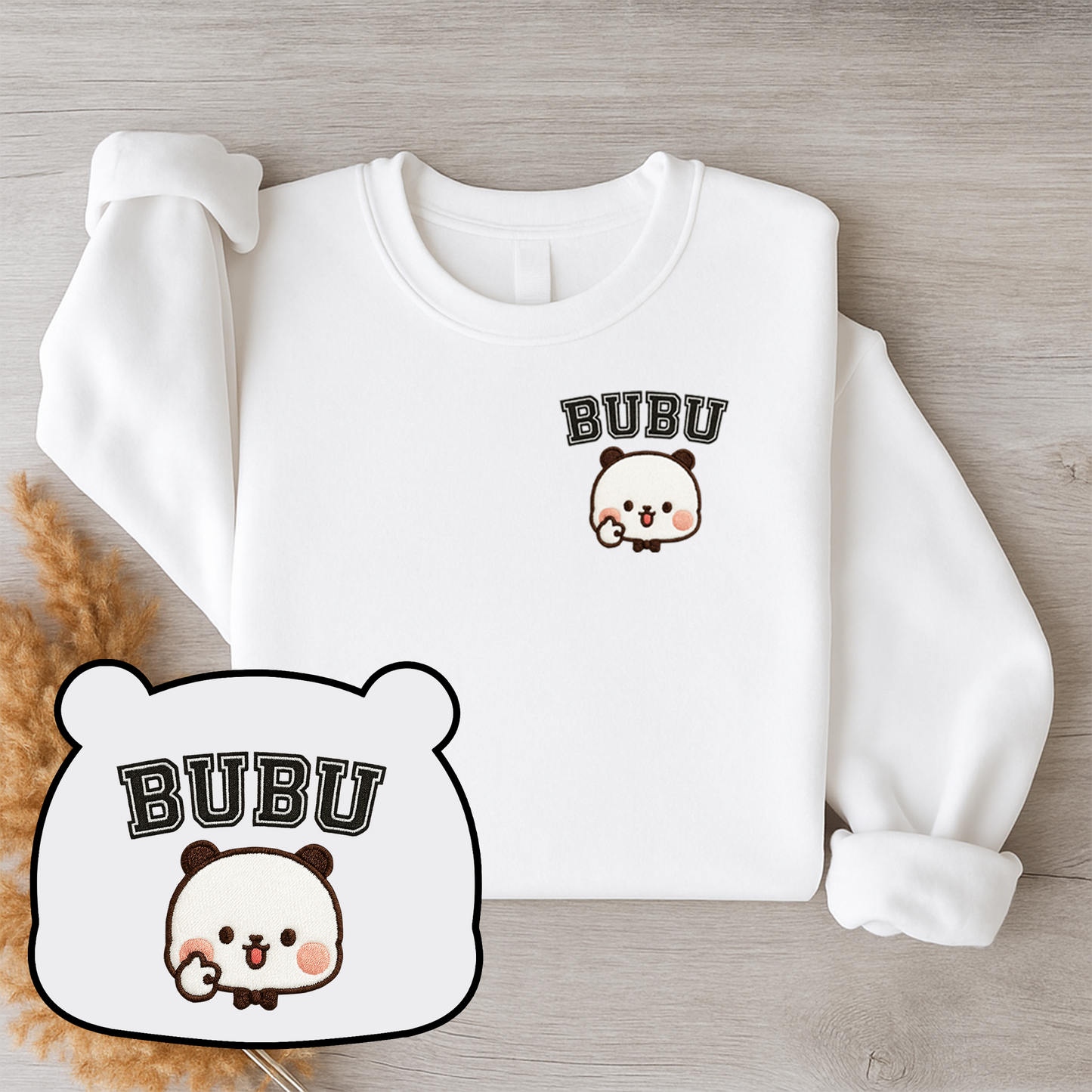 Bubu & Dudu Embroidered Couple Sweatshirts