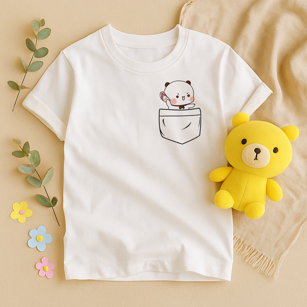 Bubu & Dudu Couple T-Shirts – Pocket Love Tee