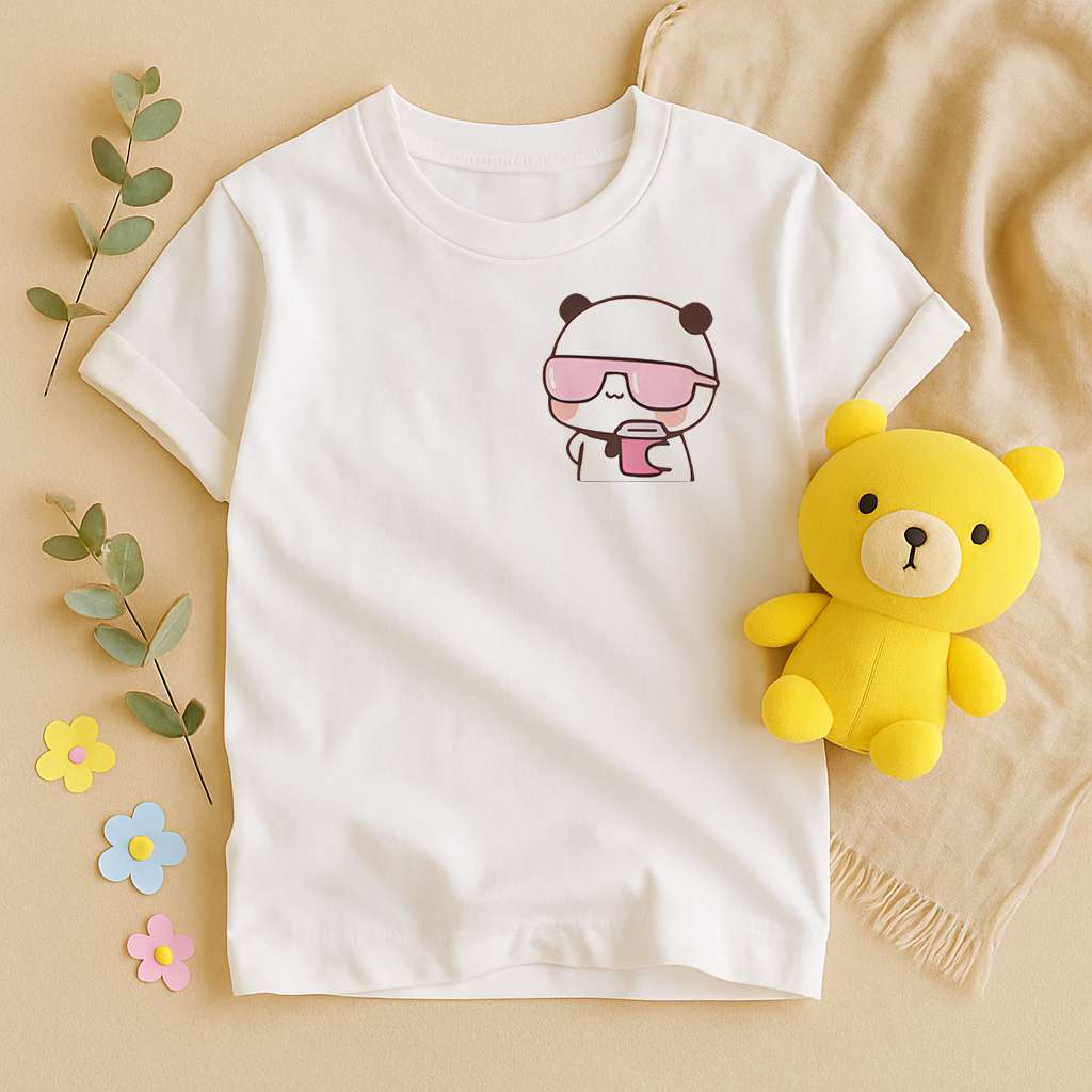Bubu & Dudu Couple T-Shirts – Kawaii Coffee Bears