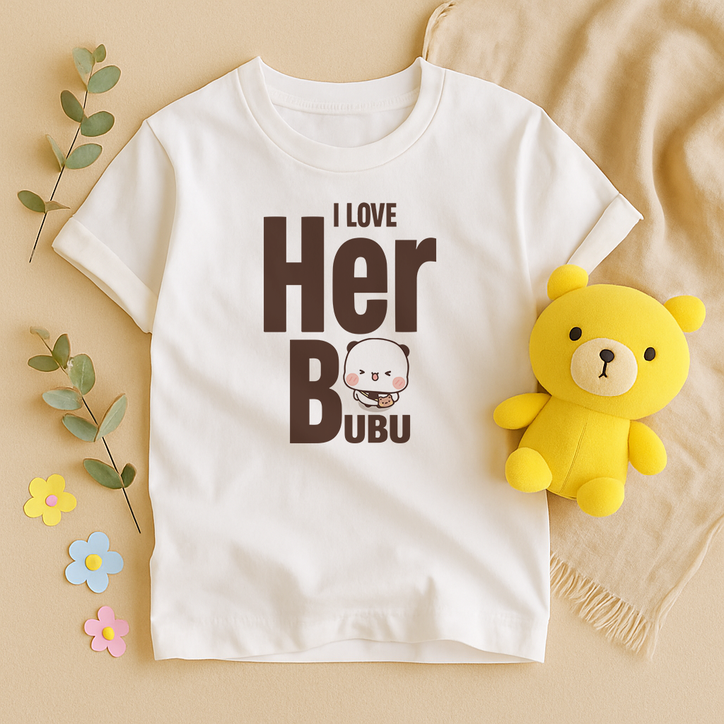 Couple T-Shirts β I Love Her Bubu