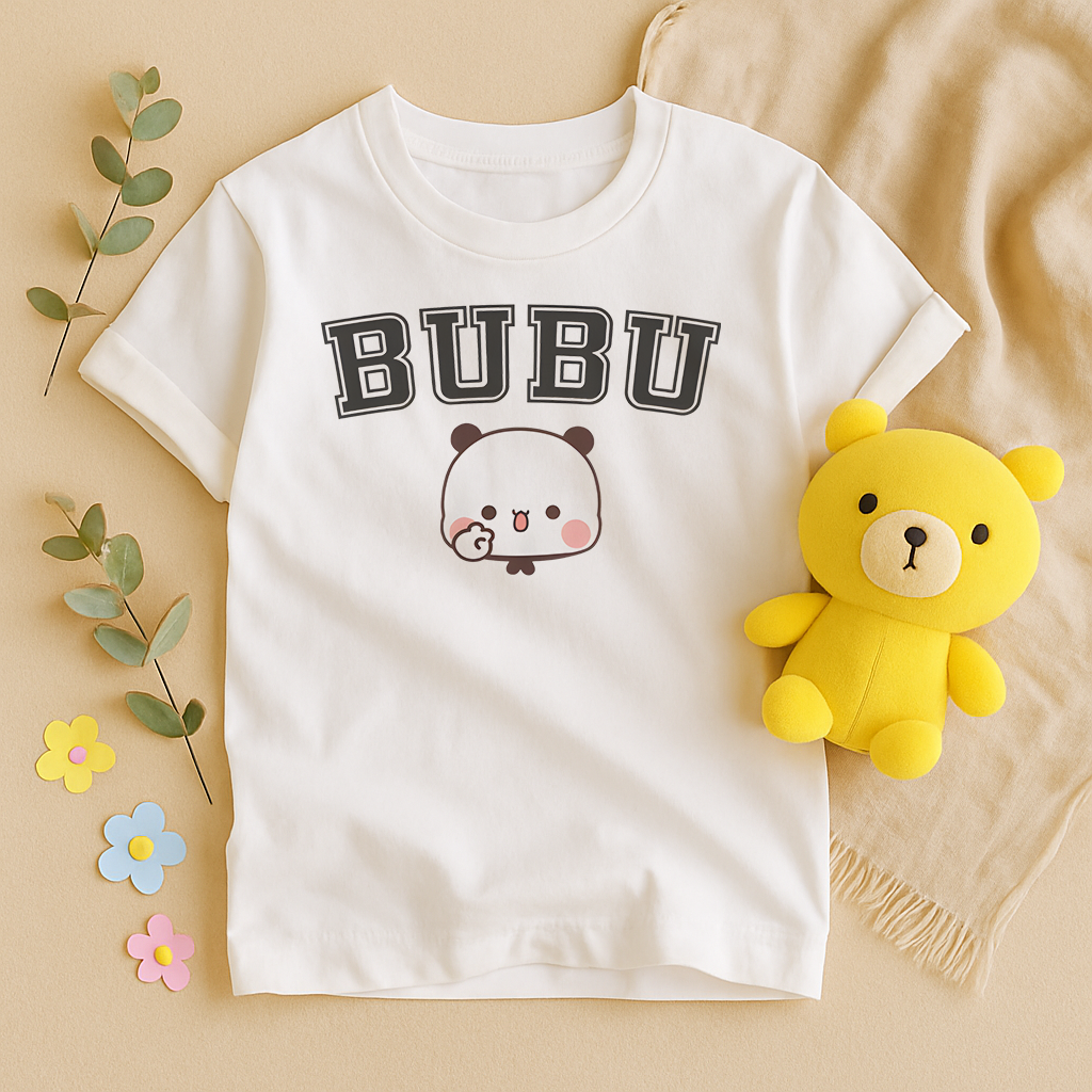 Bubu & Dudu Couple T-Shirts – Comfy & Cute Design