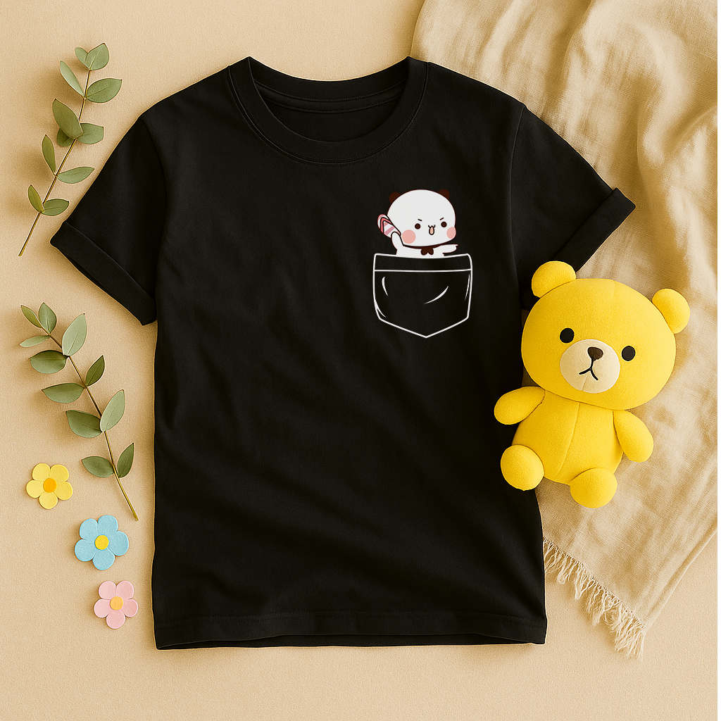 Bubu & Dudu Couple T-Shirts – Pocket Love Tee