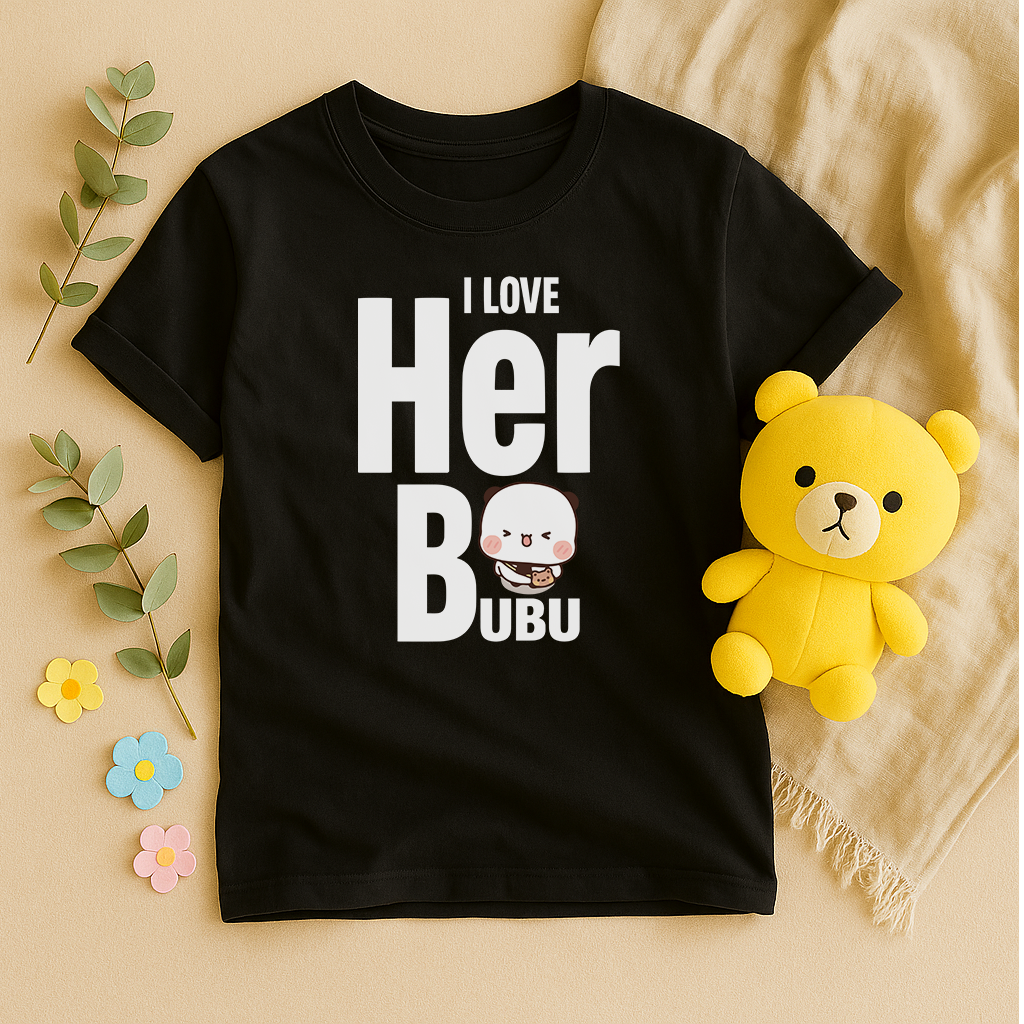 Couple T-Shirts β I Love Her Bubu