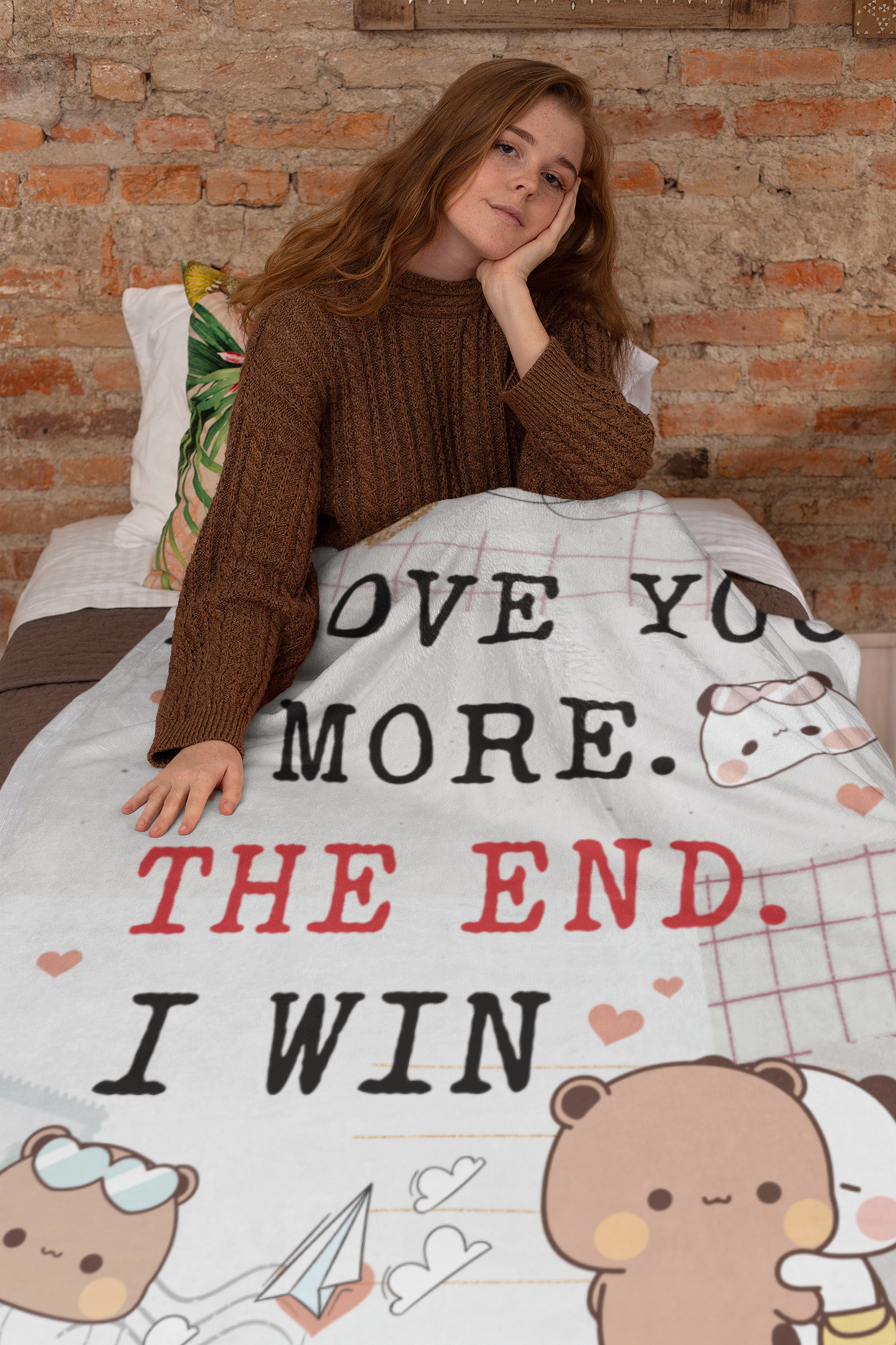 Funny Romantic Blanket – Cute Couple Gift Fleece/Sherpa Throw