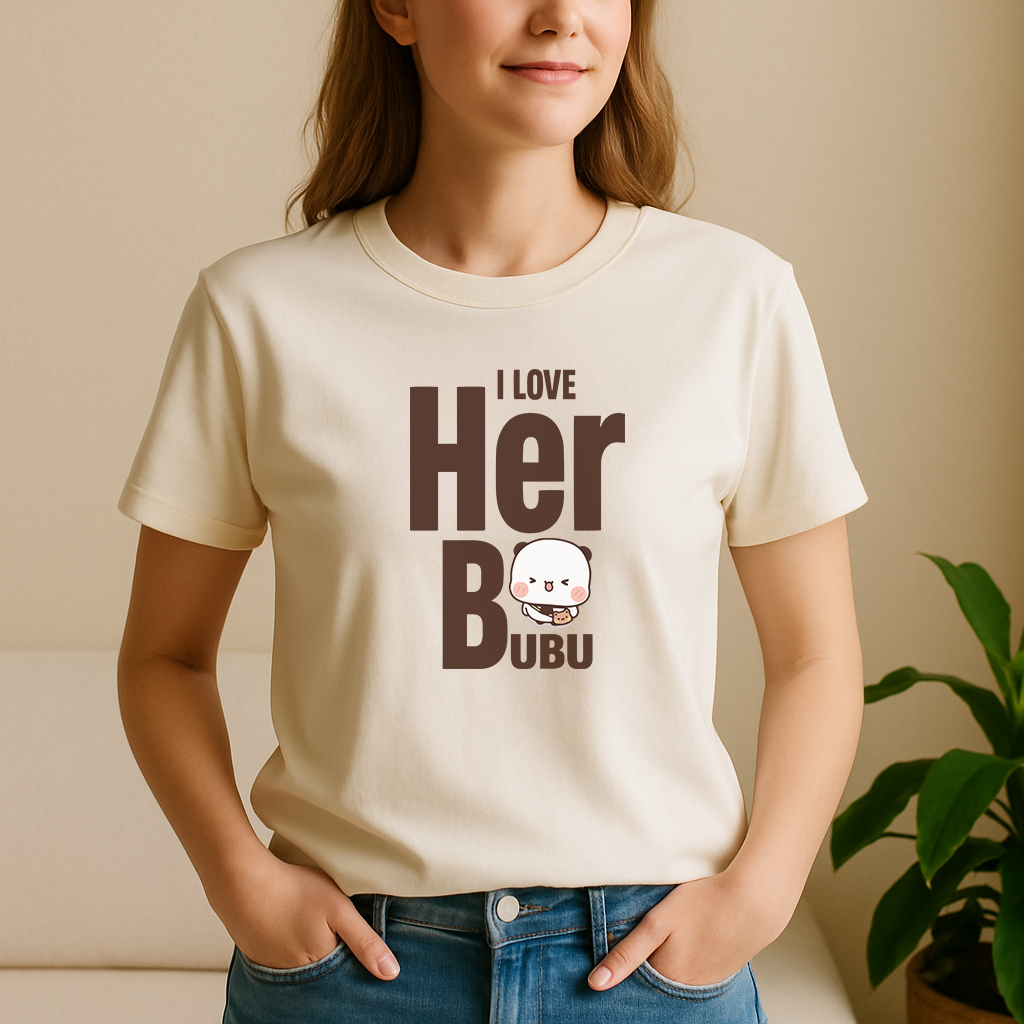 Couple T-Shirts β I Love Her Bubu