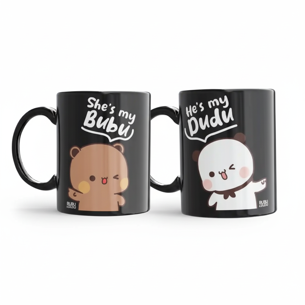 Bubu Dudu Mug "He’s my dudu", "She’s my Bubu"