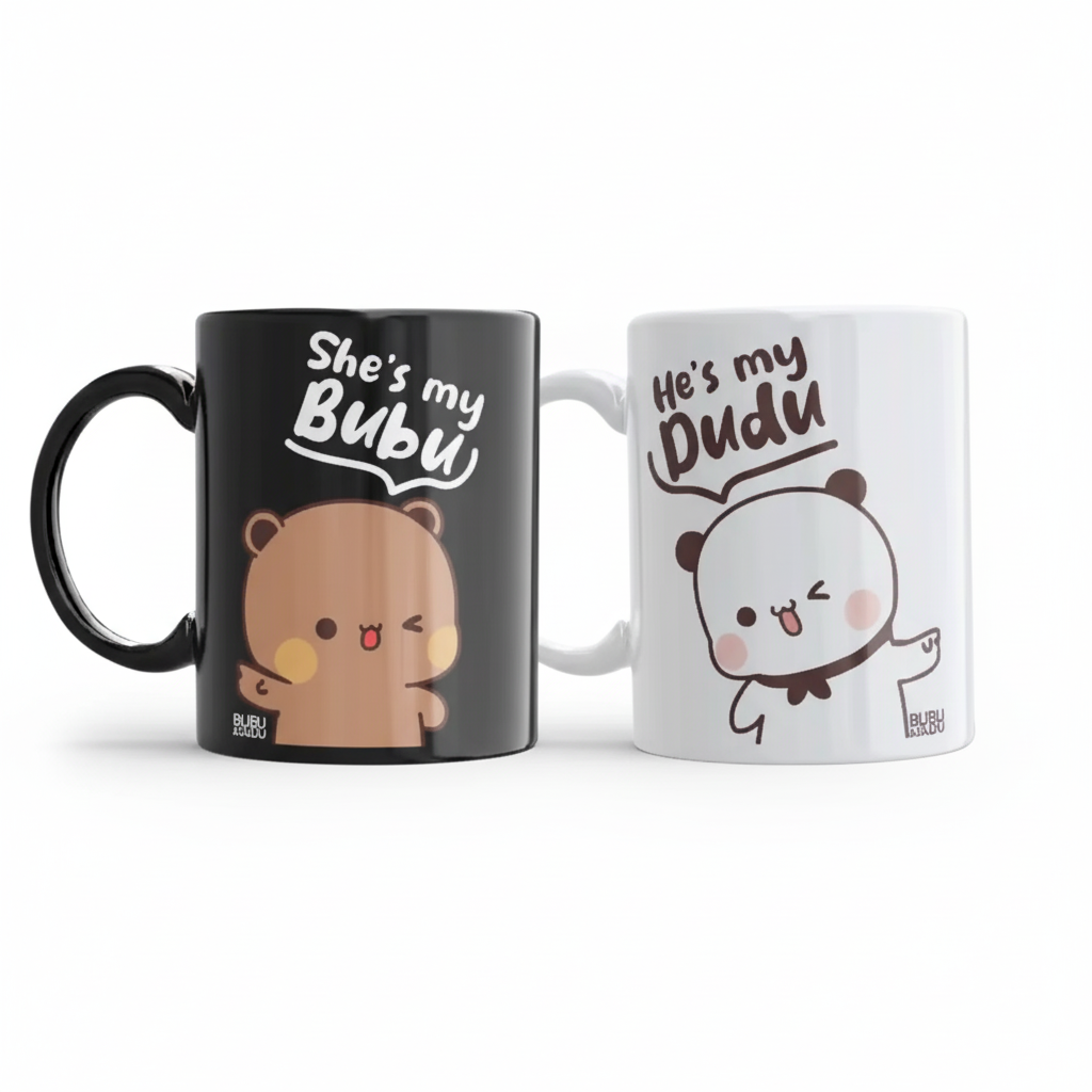 Bubu Dudu Mug "He’s my dudu", "She’s my Bubu"