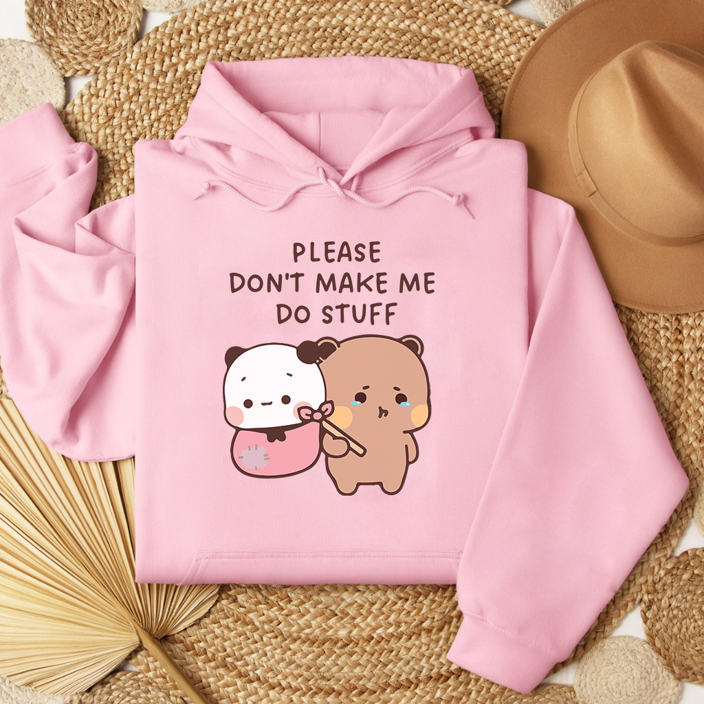 Please Don’t Hoodie – Cozy & Relatable Vibe