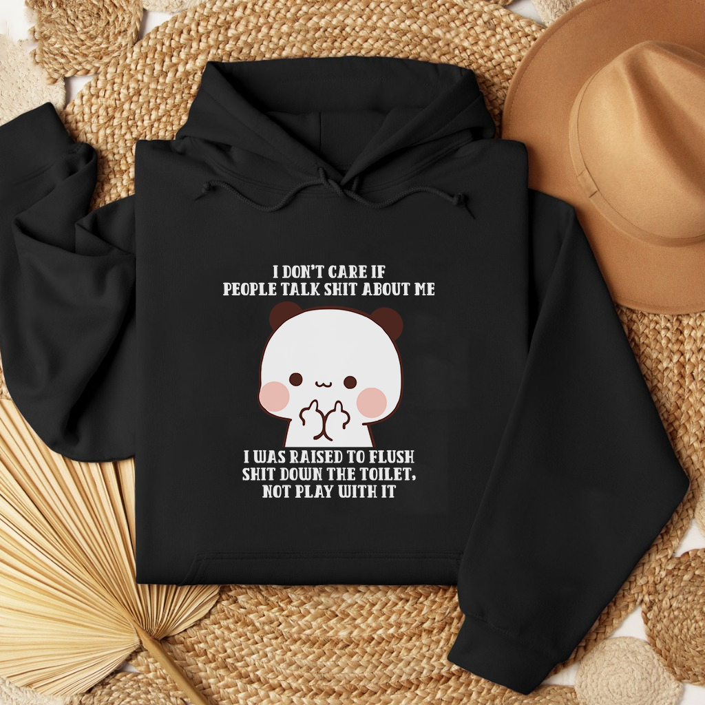 Funny Sarcastic Quote Hoodie – Bubu Cute Panda Unisex Pullover