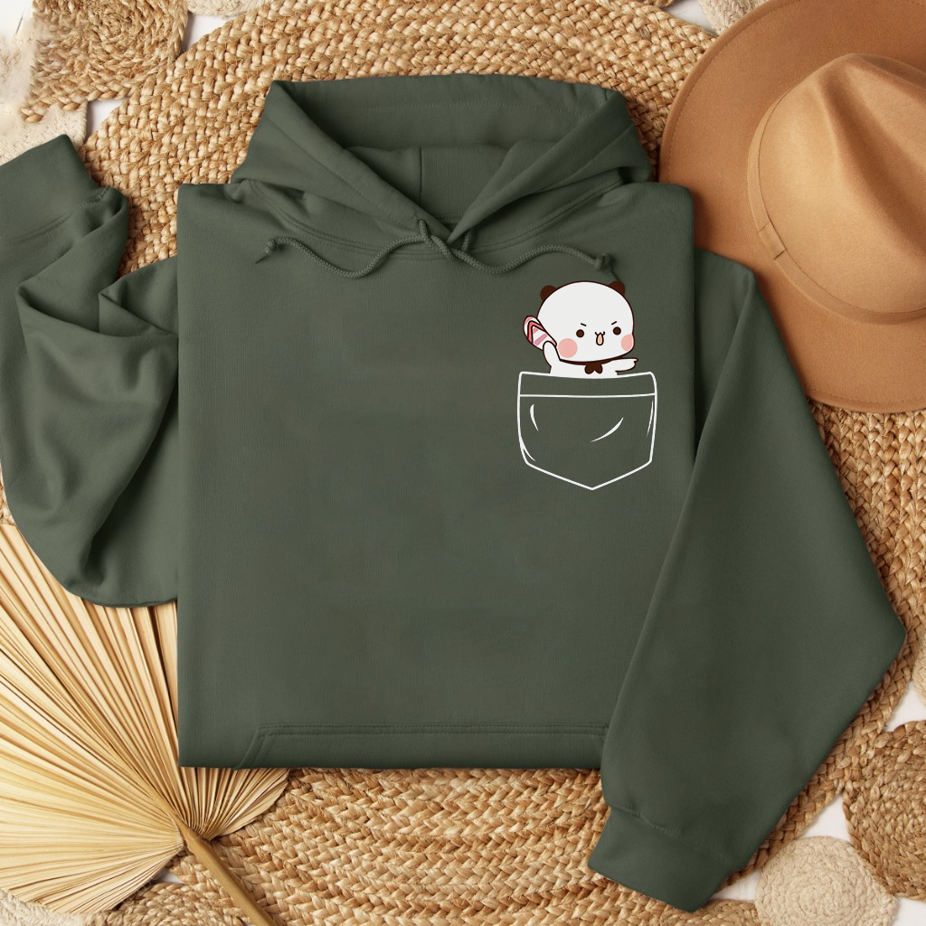 Bubu Couple Hoodie β Pocket Love Tee