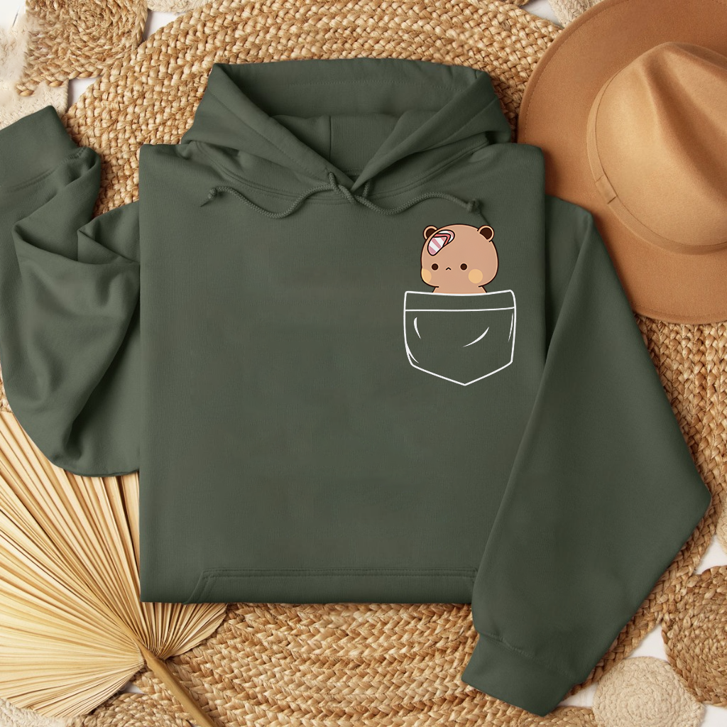 Dudu Couple Hoodie β Pocket Love
