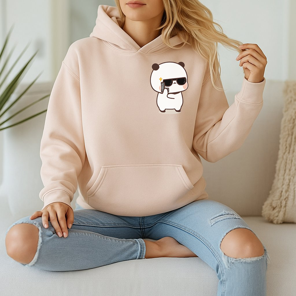 Bubu & Dudu Couple Hoodie β Cool Panda & Bear Vibes