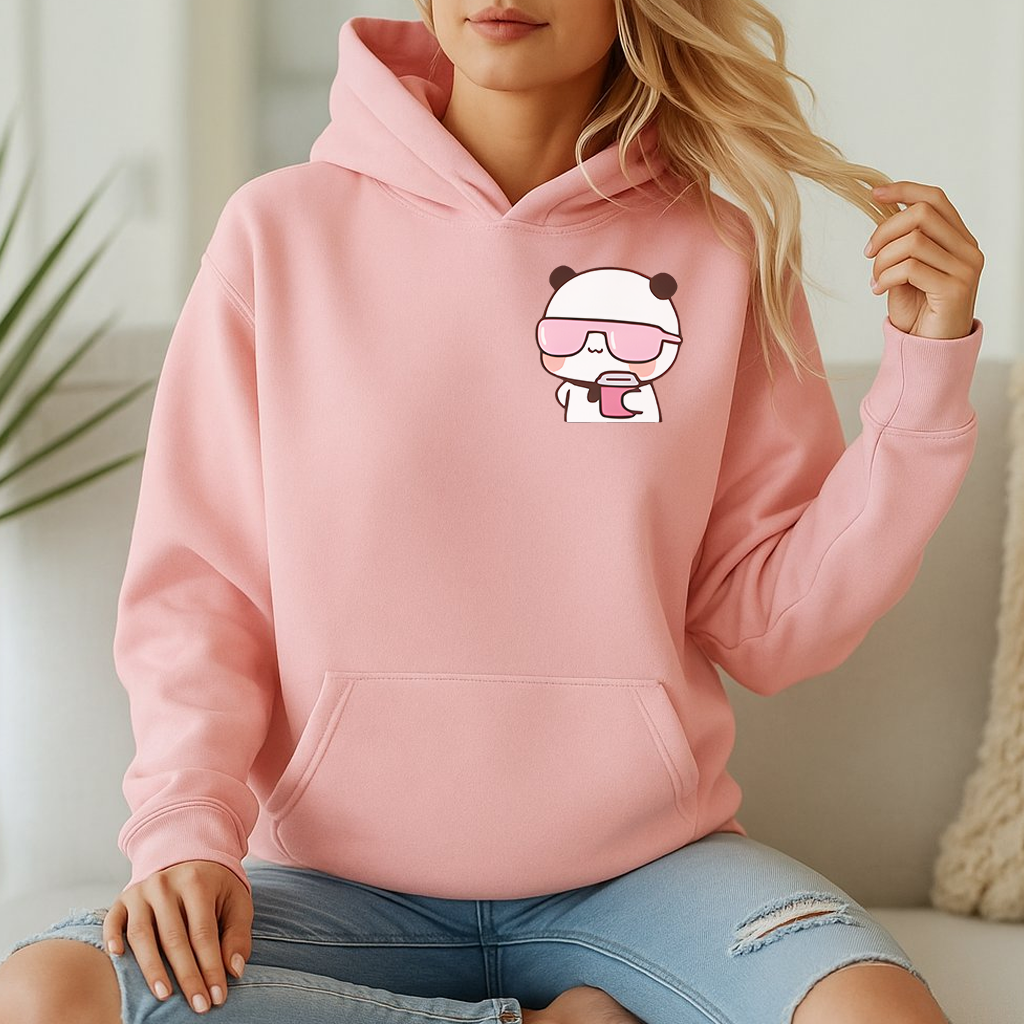 Bubu & Dudu Couple Hoodie β Chill Coffee Bears Edition