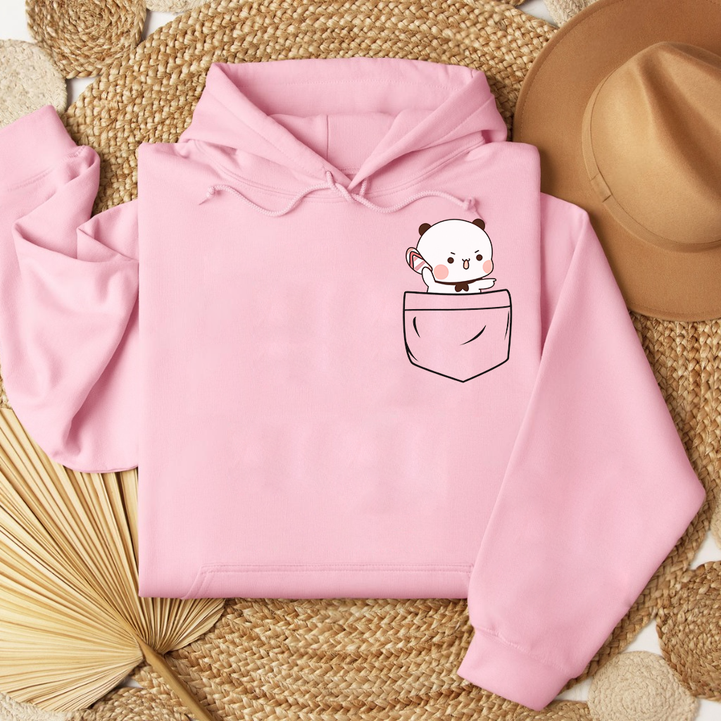 Bubu Couple Hoodie β Pocket Love Tee