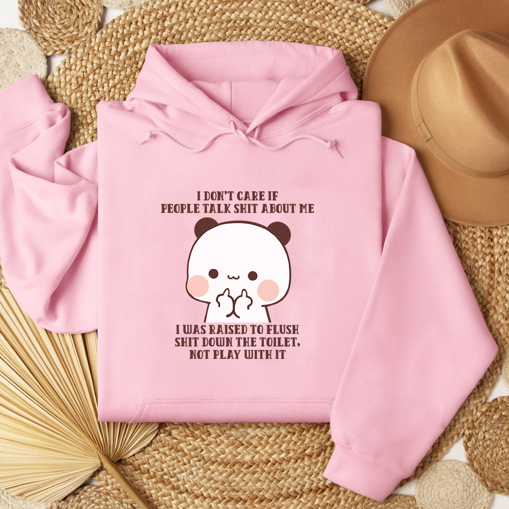 Funny Sarcastic Quote Hoodie – Bubu Cute Panda Unisex Pullover