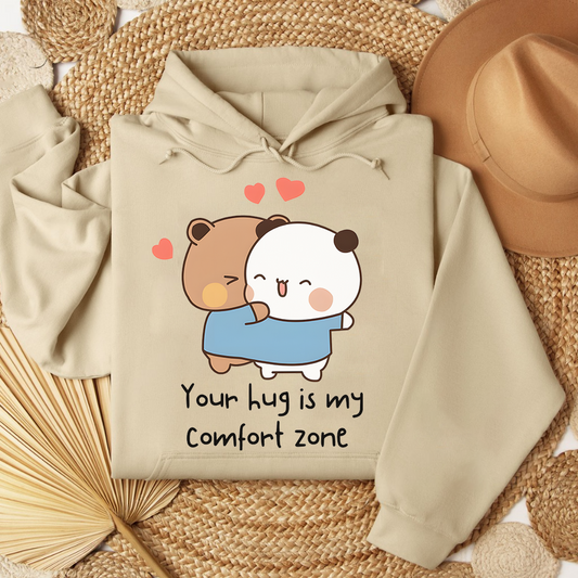 Bubu & Dudu Hoodie – Cute Couple Hug
