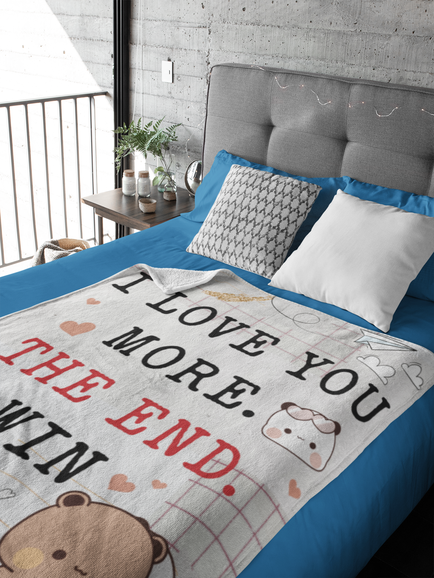 Funny Romantic Blanket – Cute Couple Gift Fleece/Sherpa Throw