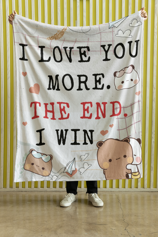 Funny Romantic Blanket – Cute Couple Gift Fleece/Sherpa Throw