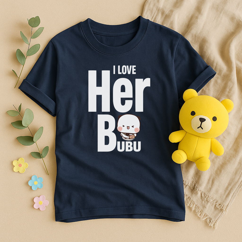 Couple T-Shirts β I Love Her Bubu