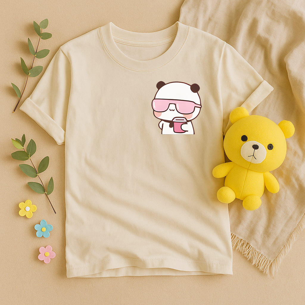 Bubu & Dudu Couple T-Shirts – Kawaii Coffee Bears