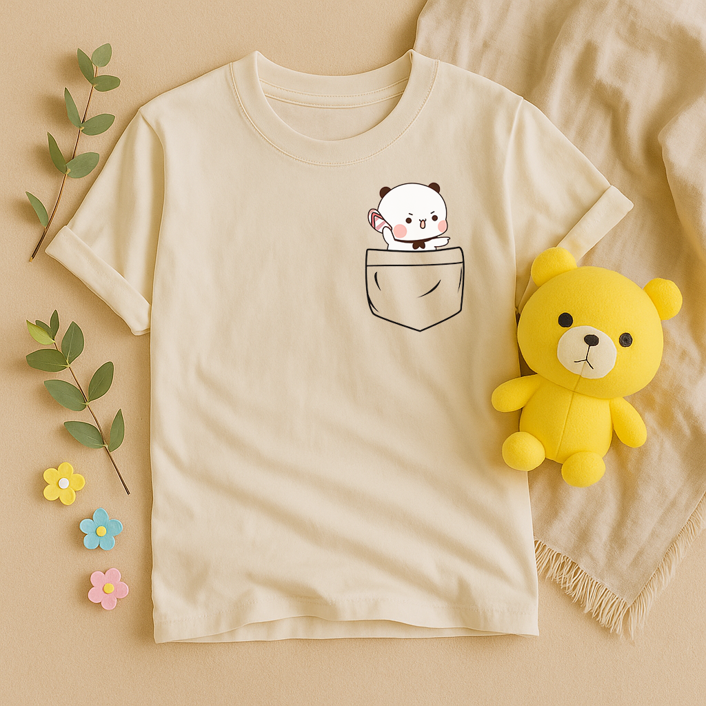 Bubu & Dudu Couple T-Shirts – Pocket Love Tee
